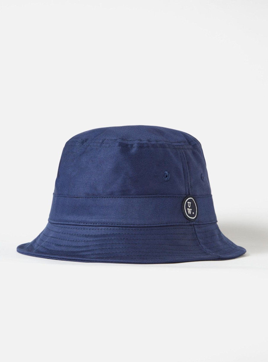 New Universal Works Universal Works Bucket Hat In Navy Twill Cotton