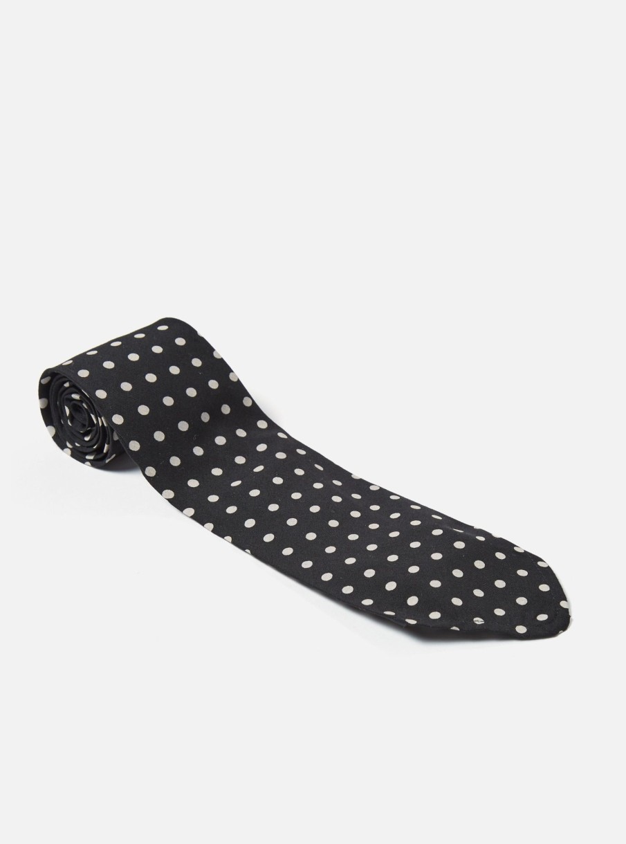 Best Universal Works Universal Works Tie In Black Dot Print