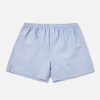 Wholesale Universal Works Universal Works Boxer Short In Blue Oxford Cotton