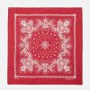 New Universal Works Universal Works Neckerchief In Red Classic Bandana