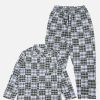 Best Universal Works Universal Works Pyjama Set In Blue Patchwork Check