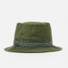 Wholesale cableami® Cableami® Pork Pie Hat In Olive Chino Cotton