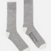 Online Universal Works Universal Works Alpaca Sock In Grey Marl Alpaca Wool