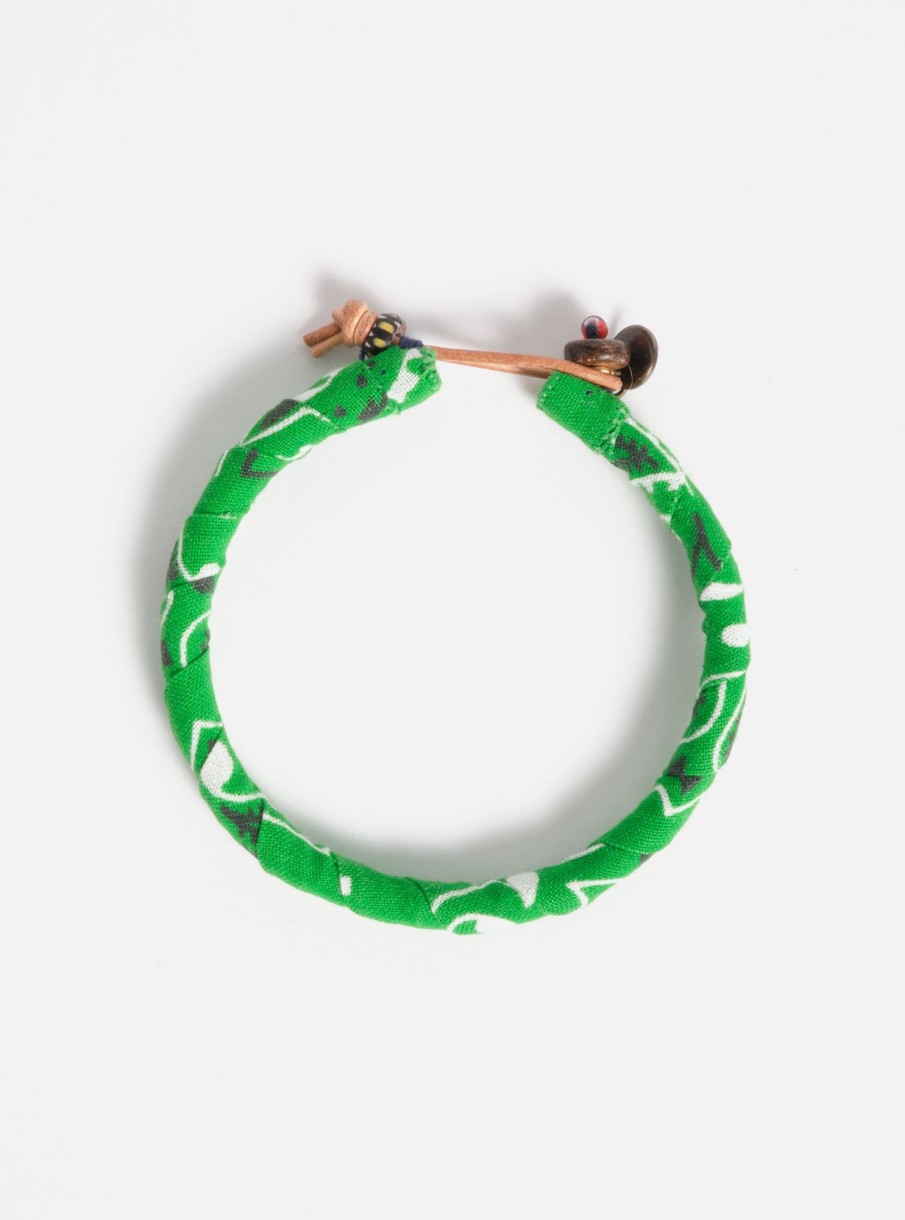 Clearance Mikia Mikia Bracelet In Green Bandana