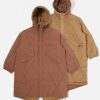 Online Universal Works Universal Works Diamond Quilt Parka In Brown Recycled Nylon