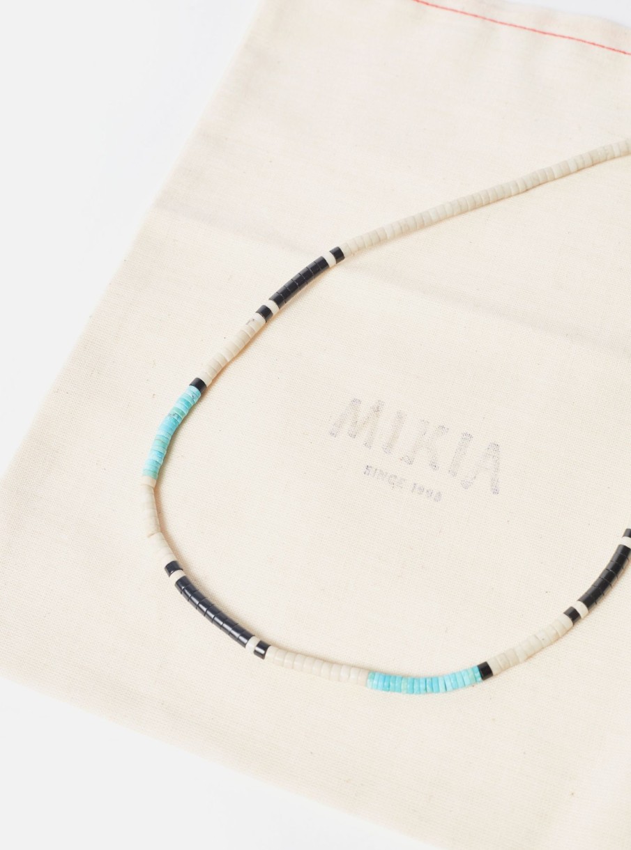 Best Mikia Mikia Heishi Bead Necklace In Jasper/Turqoise Fossil