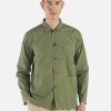 Online Universal Works Universal Works Bakers Overshirt In Birch Organic Fine Poplin