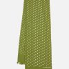 New Universal Works Universal Works Short Scarf In Green Dot Print