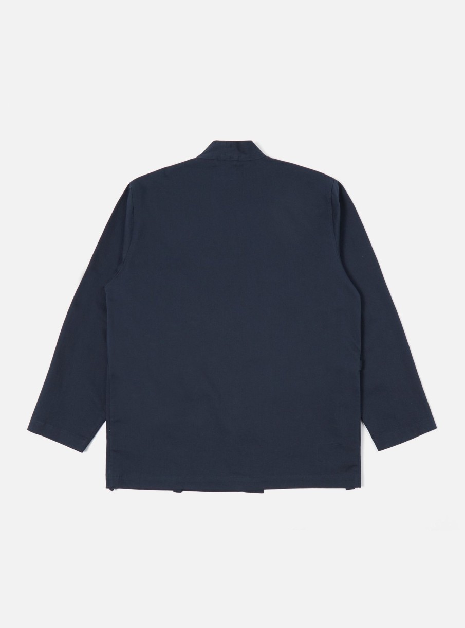 Clearance Universal Works Universal Works Kyoto Work Jacket In Navy Twill