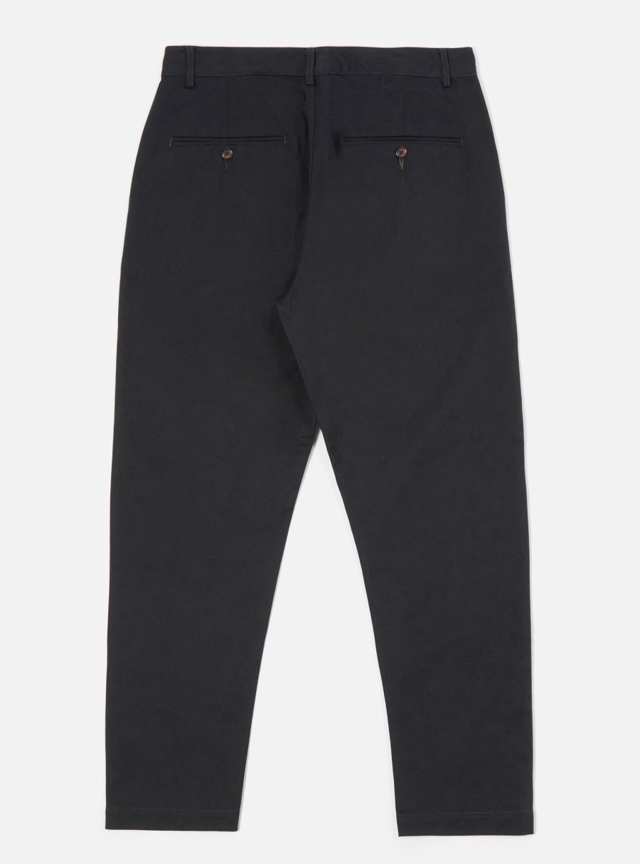 Clearance Universal Works Universal Works Military Chino In Black Twill