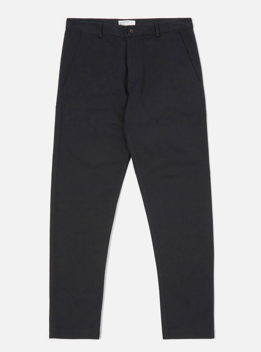 Clearance Universal Works Universal Works Aston Pant In Black Twill