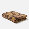 Clearance Universal Works Universal Works Blanket In Brown Flower Fleece