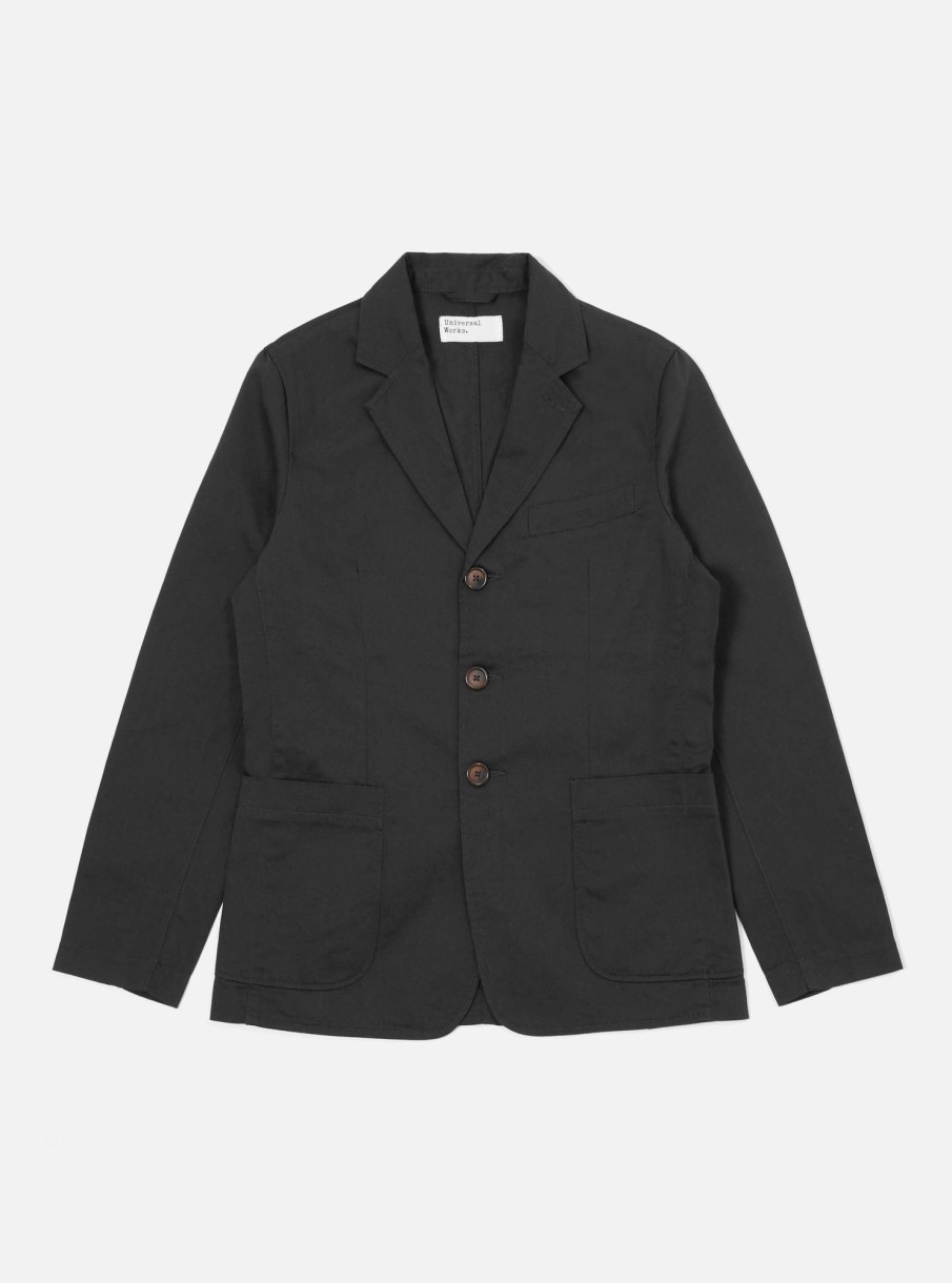 Hot Universal Works Universal Works London Jacket In Black Twill