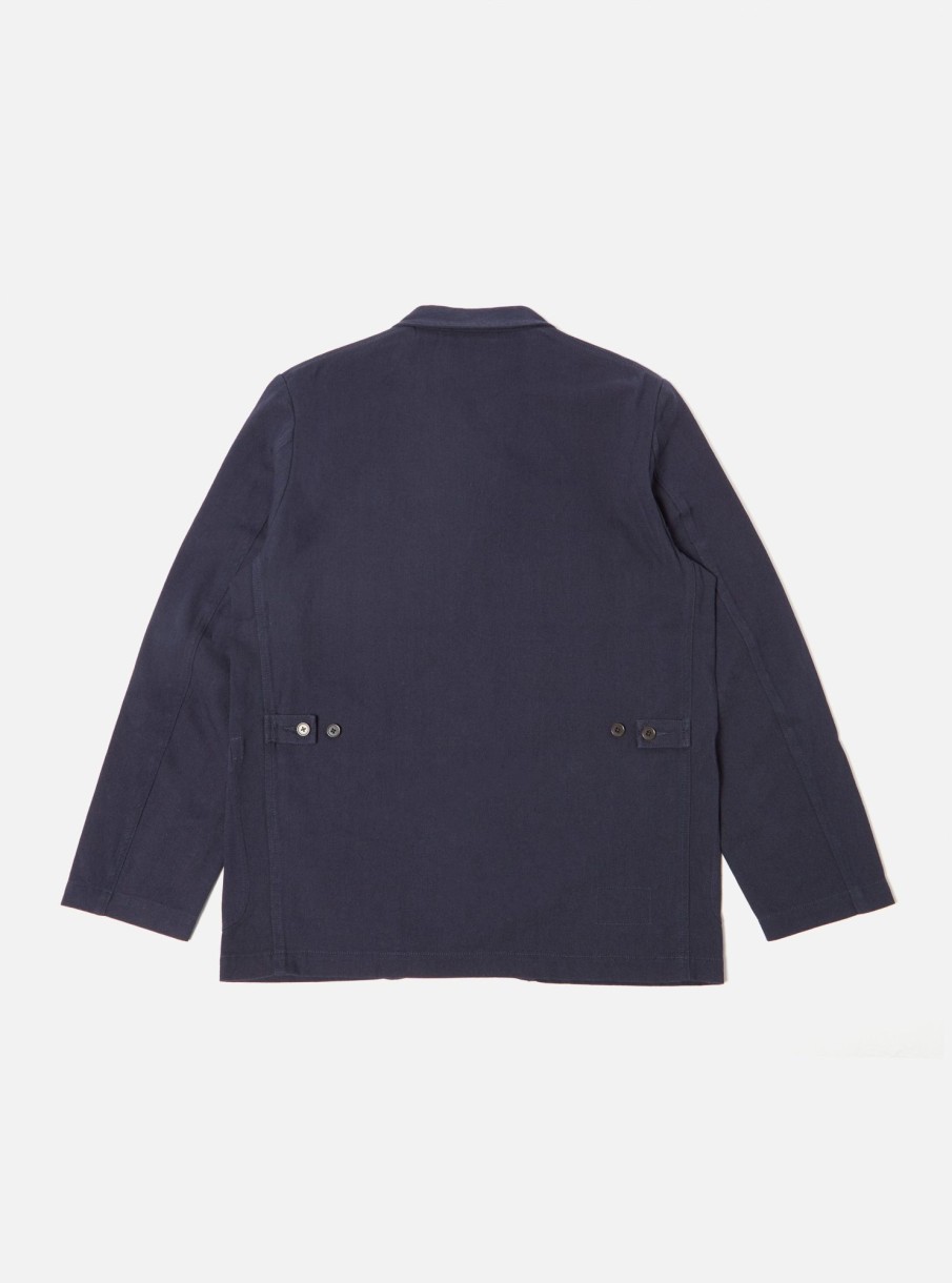 Best Universal Works Universal Works Five Pocket Jacket In Navy Winter Twill