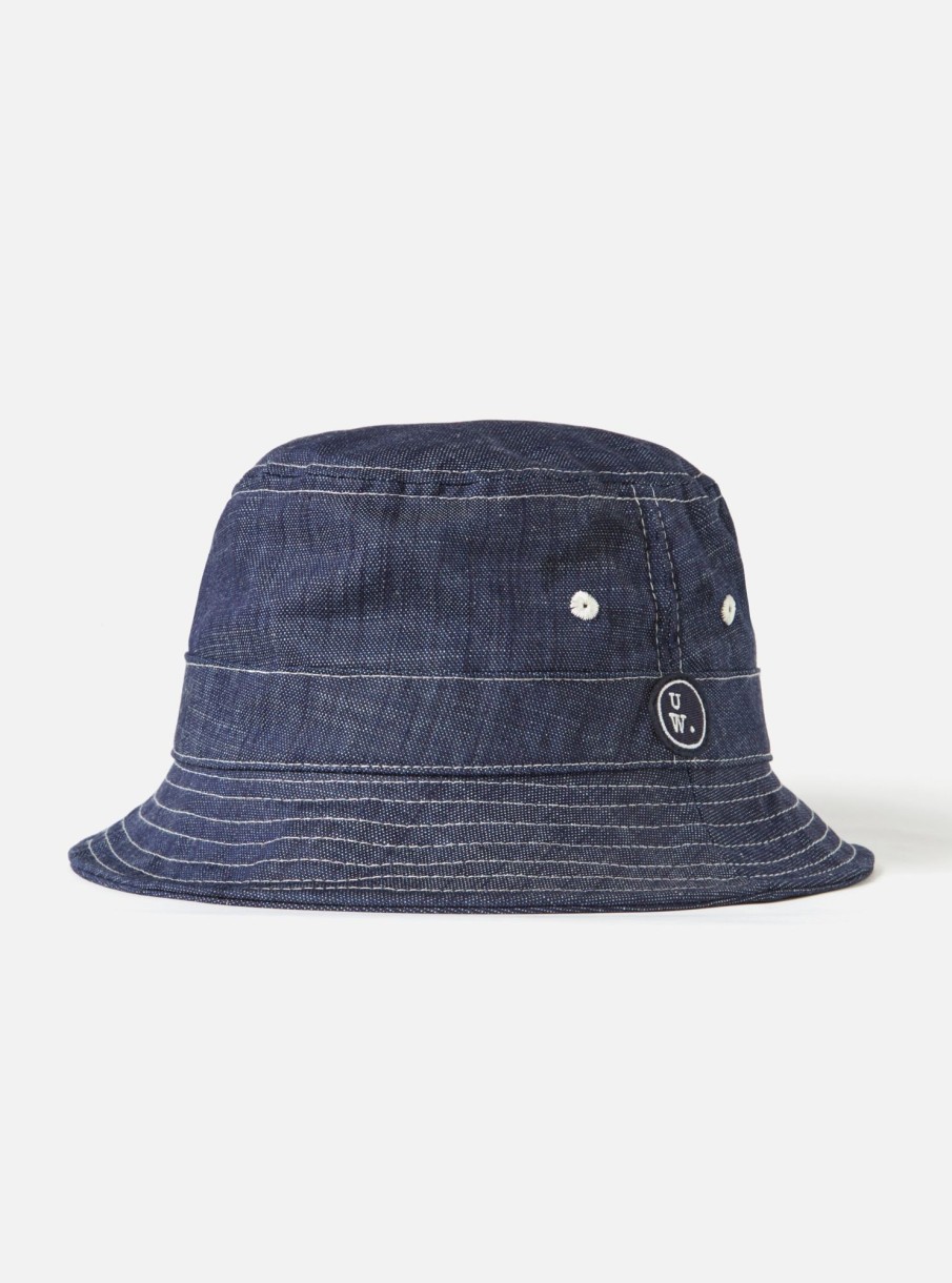 Wholesale Universal Works Universal Works Bucket Hat In Indigo Atlantic Denim