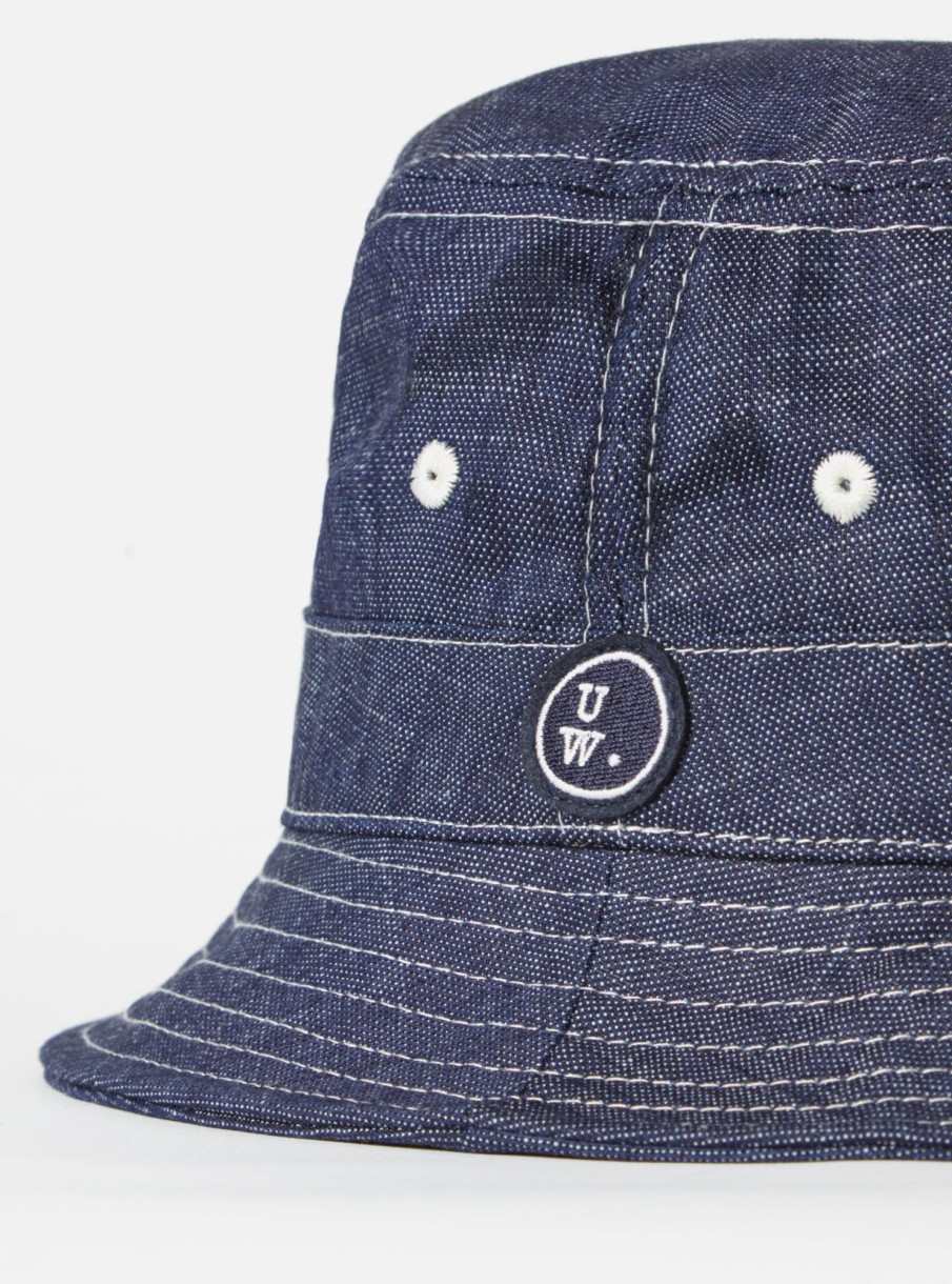 Wholesale Universal Works Universal Works Bucket Hat In Indigo Atlantic Denim