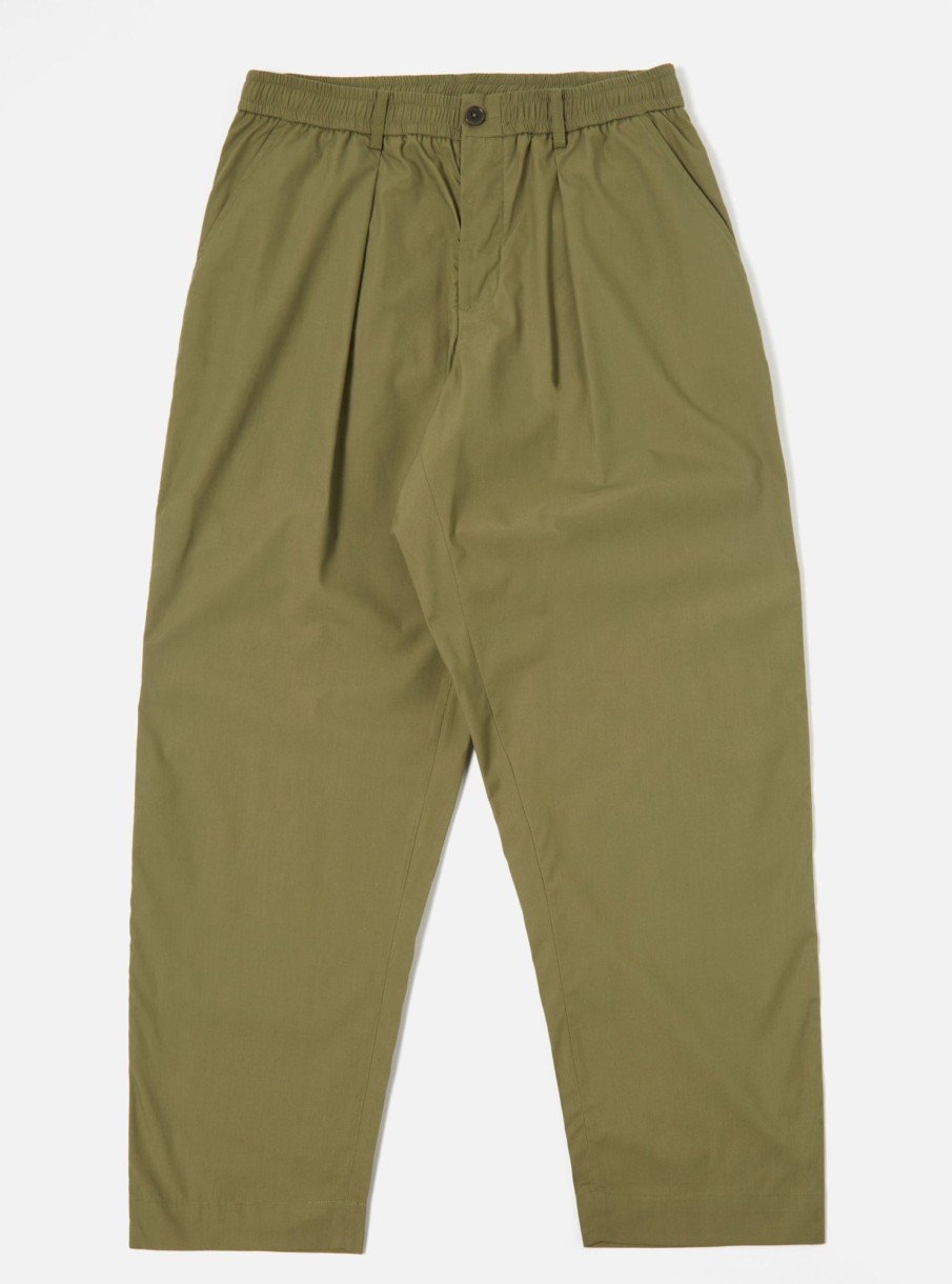 Clearance Universal Works Universal Works Oxford Pant In Olive Recycled Poly Tech