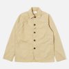 Online Universal Works Universal Works Bakers Jacket In Sand Recycled Poly Tech