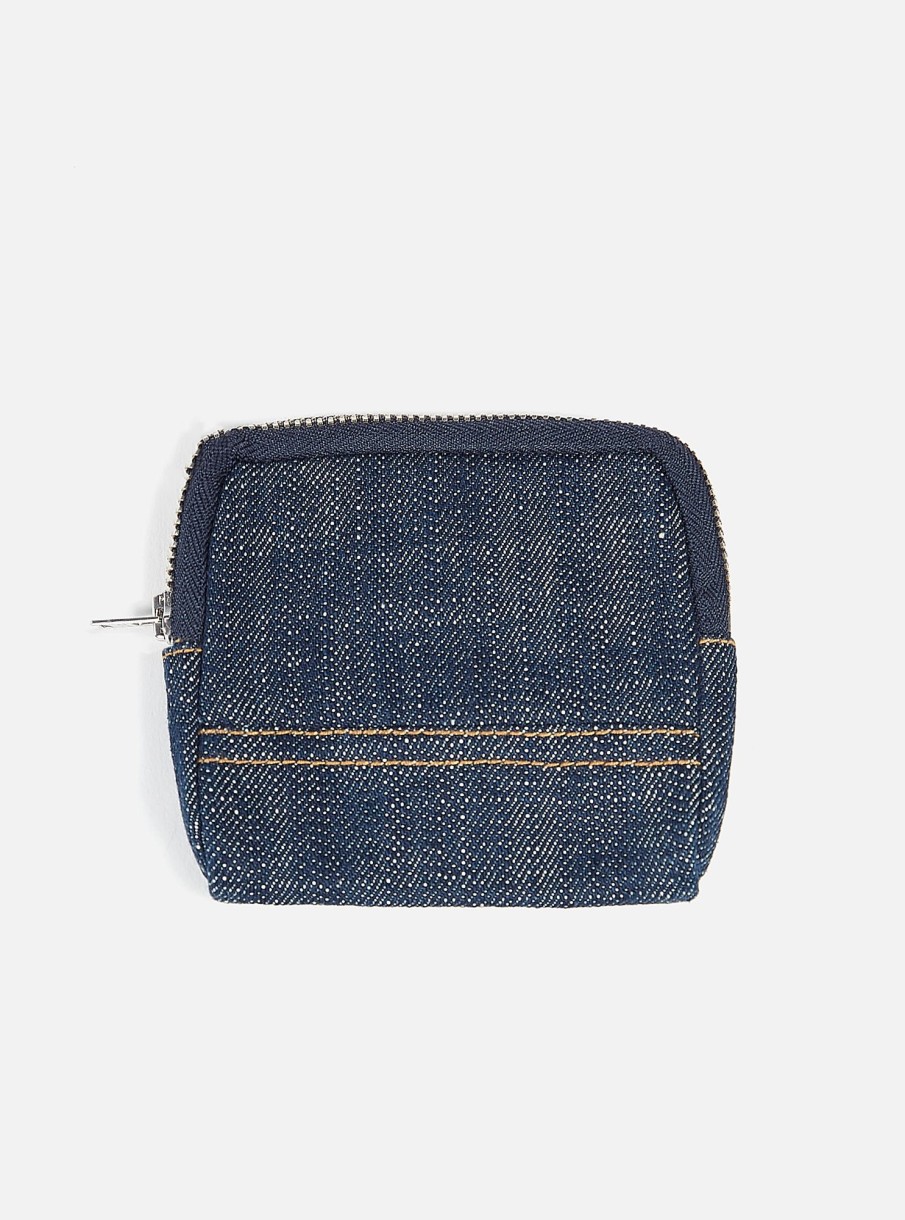 Best Universal Works Universal Works Coin Pouch In Indigo Denim