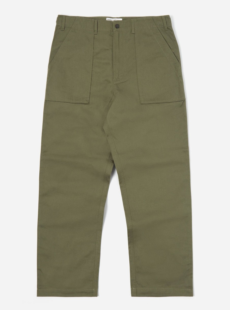 Hot Universal Works Universal Works Fatigue Pant In Light Olive Twill