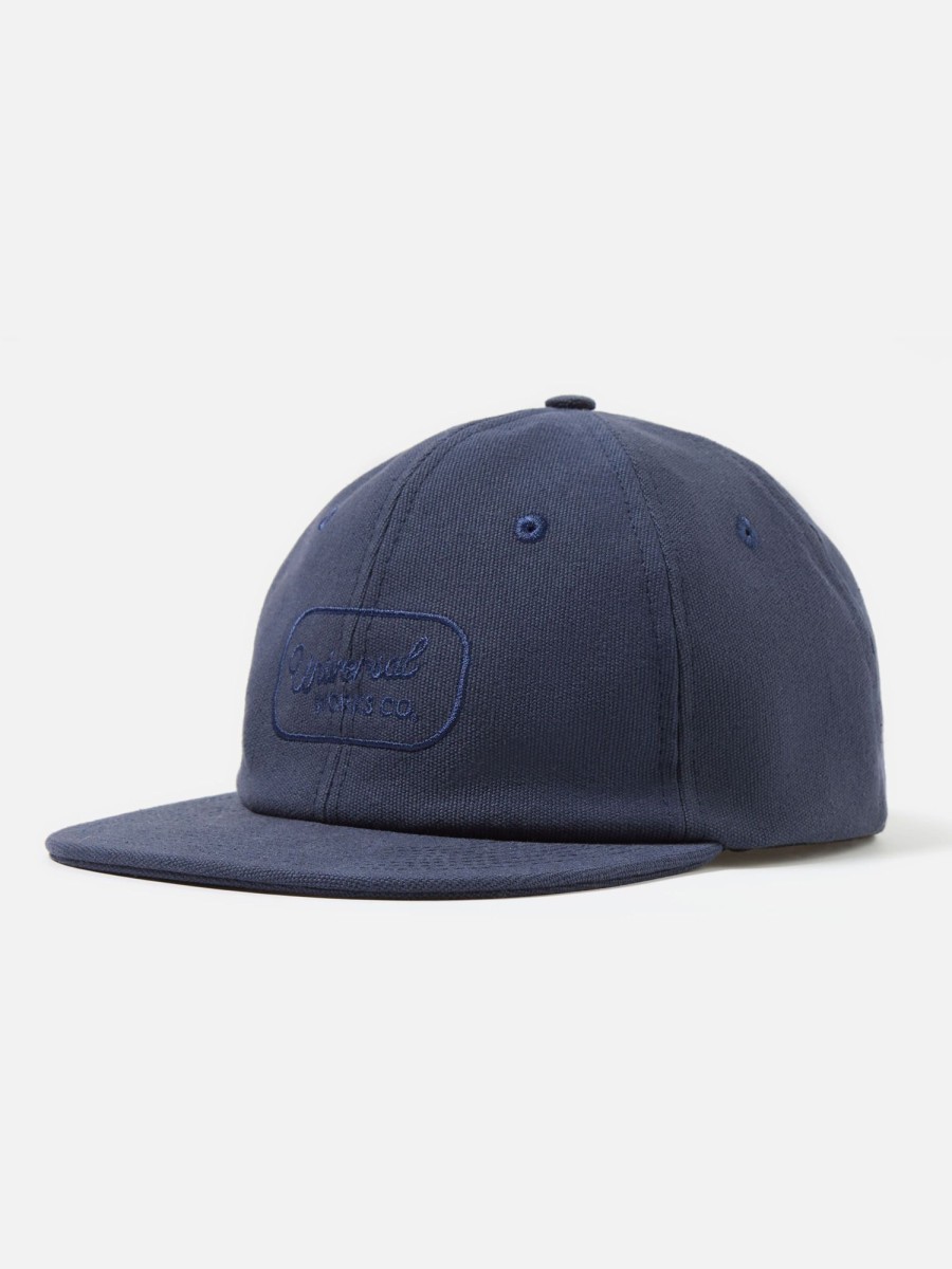 Wholesale Universal Works Universal Works Baseball Hat In Navy Canvas