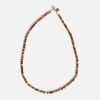 New Mikia Mikia Heishi Beads Necklace In Brown Multi Jasper/Spone Coral/Yellow Tiger Eye