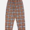 Clearance Universal Works Universal Works Pyjama In Brown Ikat Twill Check