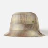 Wholesale Universal Works Universal Works Bucket Hat In Olive Portuguese Check Seersucker