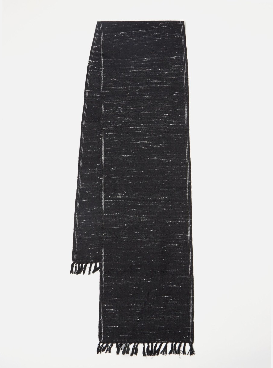 Online Universal Works Universal Works Yak Scarf In Charcoal/Stone Yak Wool