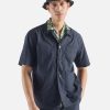 Clearance Universal Works Universal Works Tech Overshirt In Navy Recycled Poly Tech