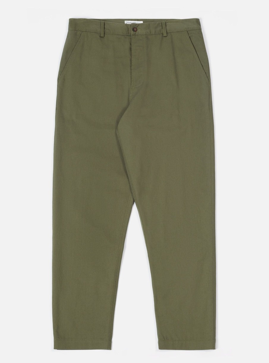 Wholesale Universal Works Universal Works Military Chino In Light Olive Twill