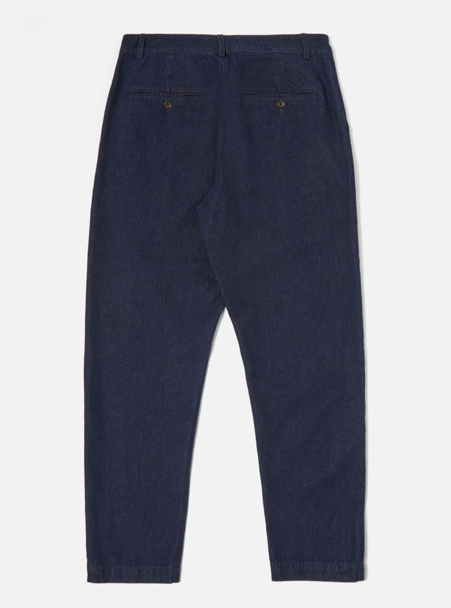 Hot Universal Works Universal Works Military Chino In 11Oz Indigo Denim