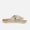 Clearance Universal Works Birkenstock Kyoto In Taupe Nubuck Suede