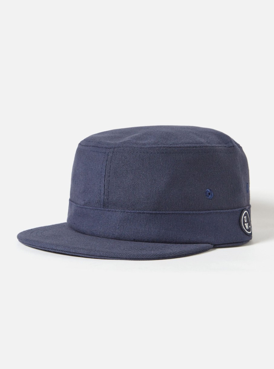 Wholesale Universal Works Universal Works Field Cap In Navy Canvas