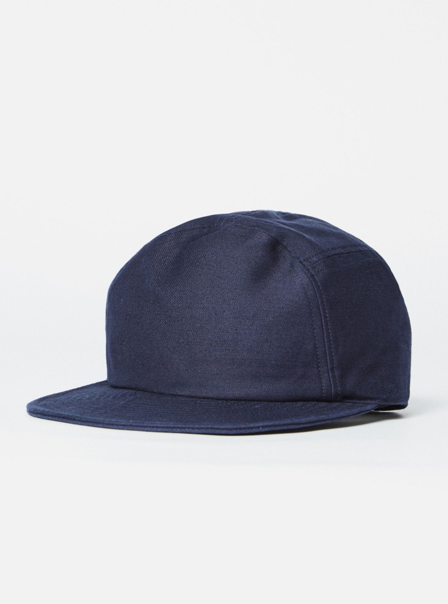 Best cableami® Cableami® Baker Back Soft Bill Cap In Navy Satin Cotton