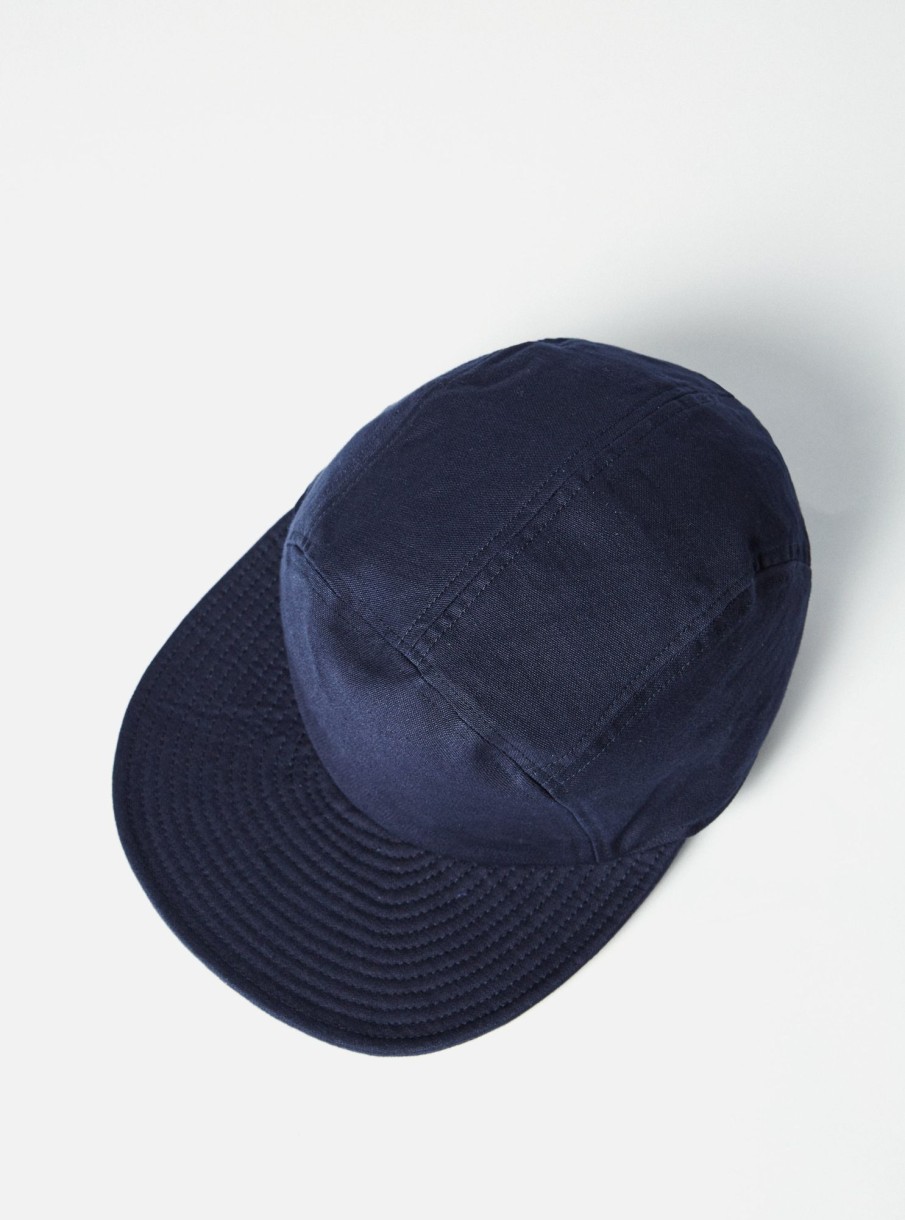 Best cableami® Cableami® Baker Back Soft Bill Cap In Navy Satin Cotton