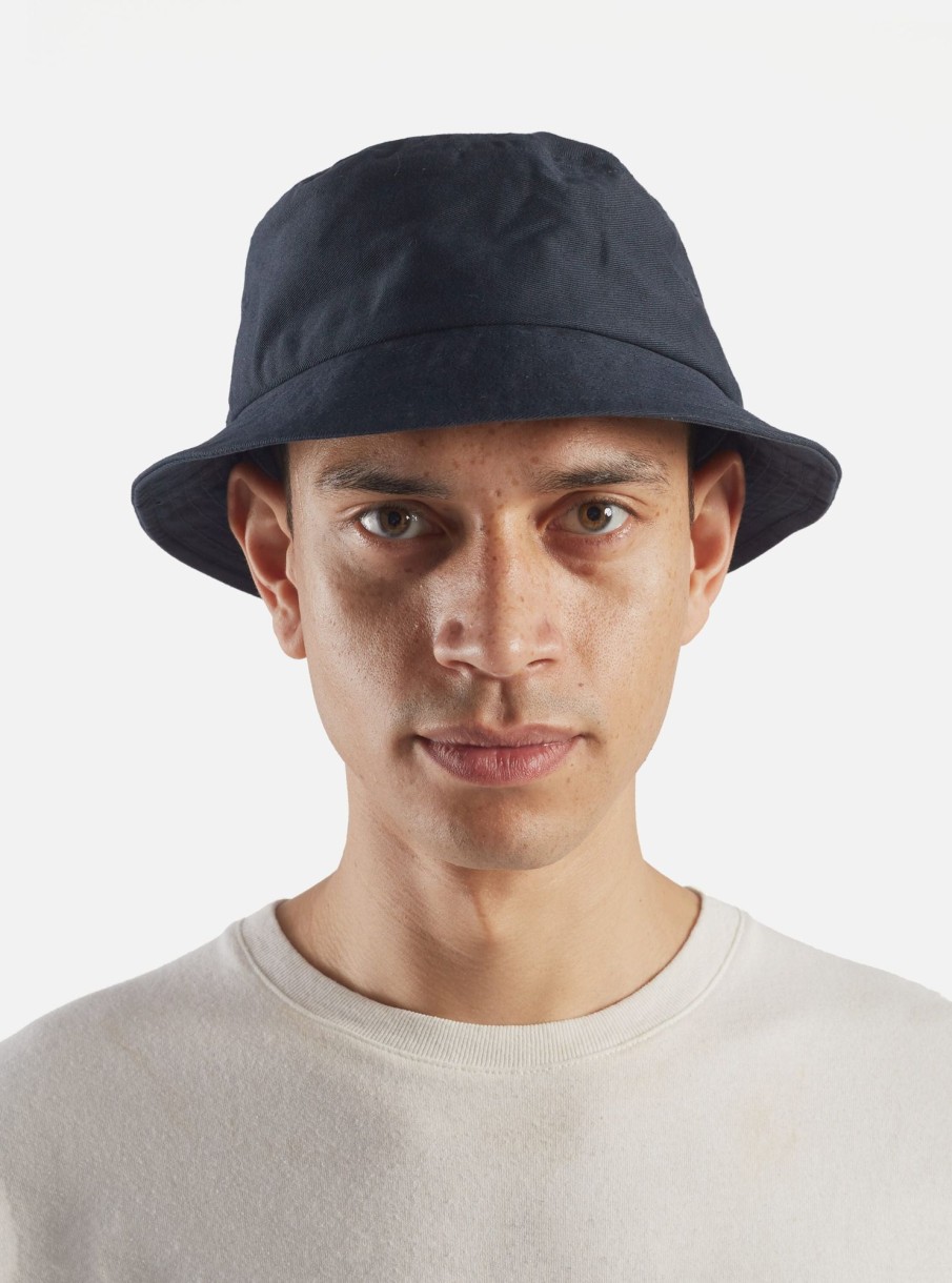 Wholesale Universal Works Universal Works Beach Hat In Navy Twill