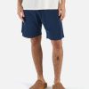 New Universal Works Universal Works Lumber Short In Navy Light Weight Terry