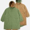 Best Universal Works Universal Works Diamond Quilt Parka In Green Recycled Nylon