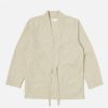 Best Universal Works Universal Works Tie Front Jacket In Driftwood Organic Fine Poplin