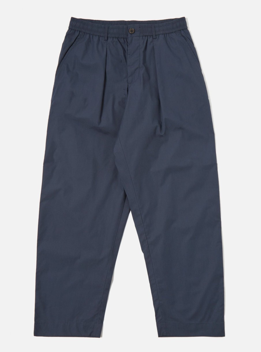 Best Universal Works Universal Works Oxford Pant In Navy Recycled Poly Tech