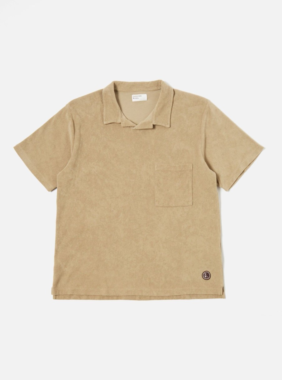 Online Universal Works Universal Works Vacation Polo In Summer Oak Light Weight Terry