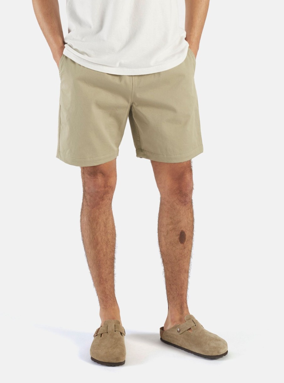 Hot Universal Works Universal Works Beach Short In Stone Twill